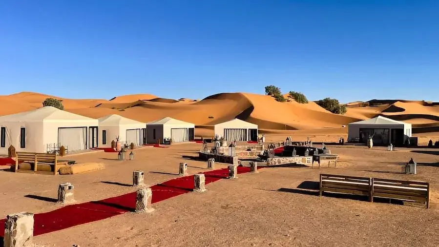 Bivouac luxe privé dans le Sahara
